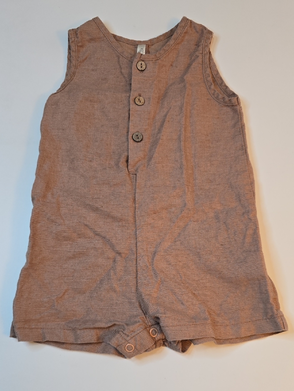 Rylee + Cru Linen Shorts Romper